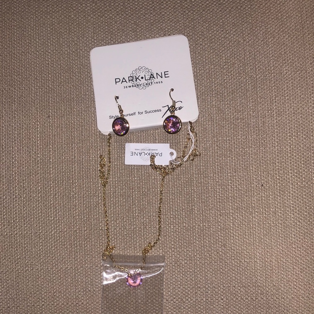 Park Lane earring and necklace set